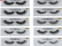 Black self-adhesive eyelashes
