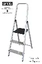 Antia 3-step ladder 129x40.5x12cm