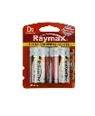 Raymax D/LR20 Battery, 2 Alkaline Pieces