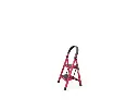 Household ladder | 2 steps | red