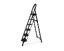 Household ladder | 6 degrees | black