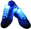 Lacets lumineux 1 paire de lacets LED Bleu