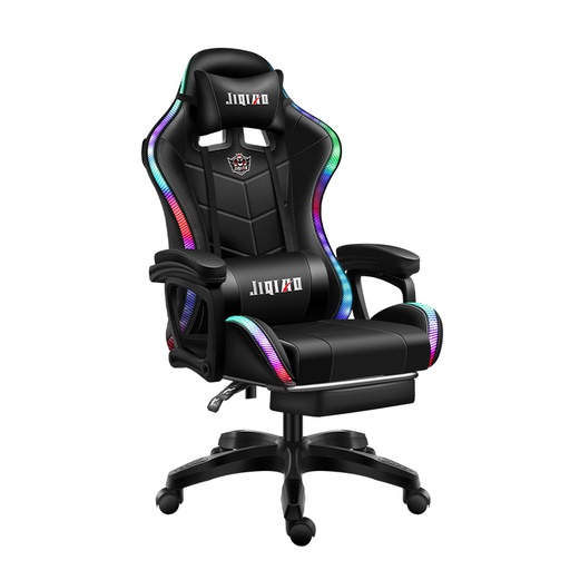 [BUR-DLC-G804] GAMING CHAIR with LED , Massage & footrest
