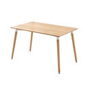 DINING TABLE THALIA 4 PLACES WOODEN STYLE  - 120cm*81cm*73.5cm