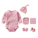 Adorable set de naissance en coton - 6 pièces