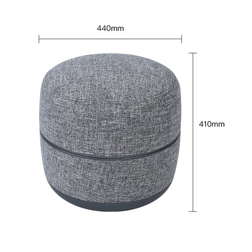 [Q5] POUF MASSAGE A PIED GRIS